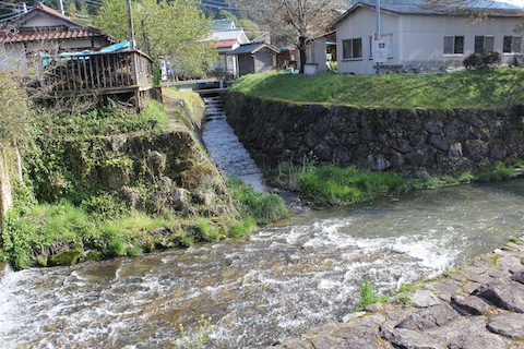 宮本武蔵生家跡の風景
