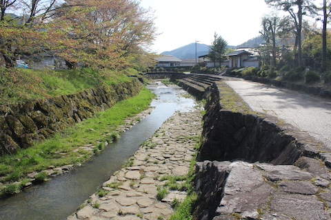 宮本武蔵生家跡の風景