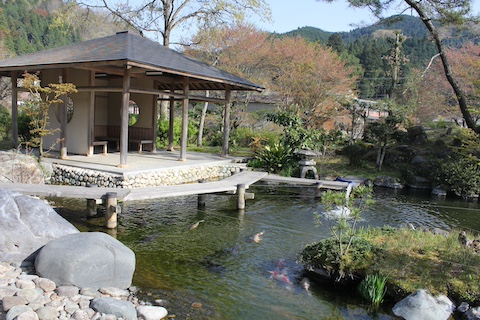 宮本武蔵生家跡の風景