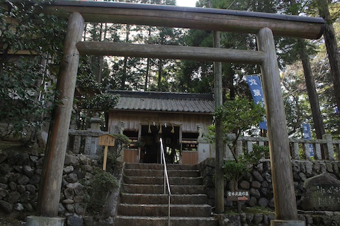 宮本武蔵生家跡の風景