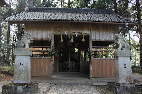 宮本武蔵生家跡の風景