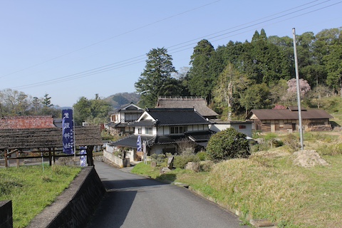 宮本武蔵生家跡の風景