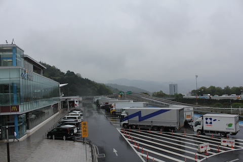 大津サービスエリアの風景