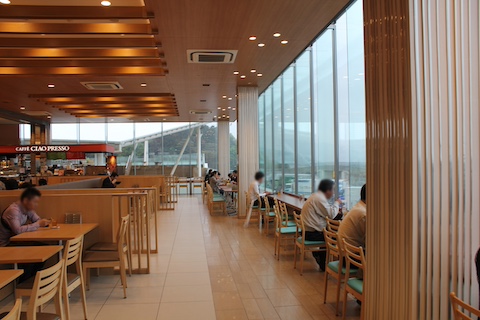 大津サービスエリアの風景