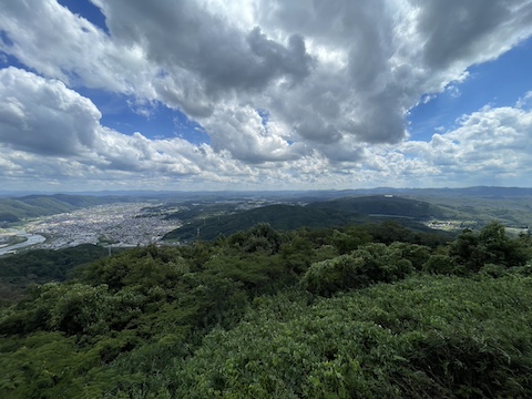 高谷山展望台の風景