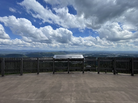 高谷山展望台の風景