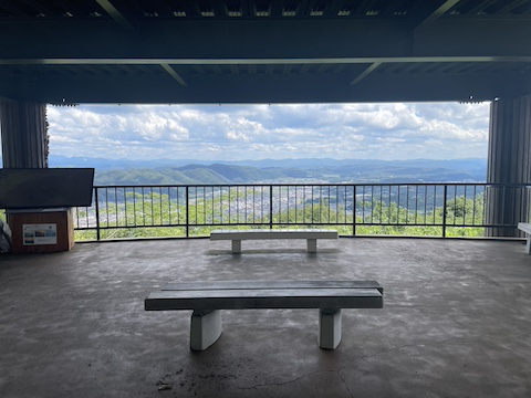 高谷山展望台の風景