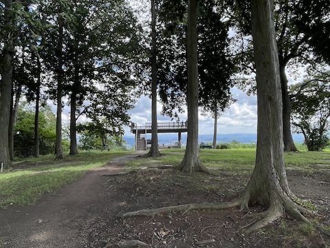 高谷山展望台の風景