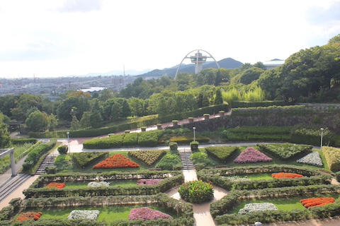 手柄山中央公園の風景