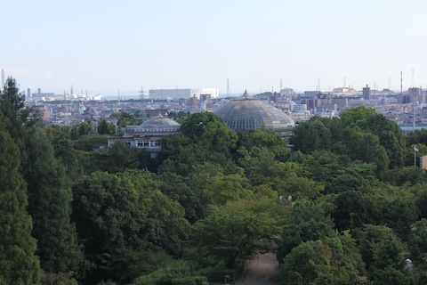 手柄山中央公園の風景