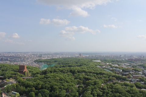 東山スカイタワーの風景