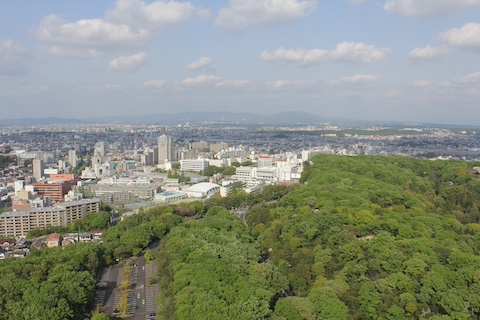 東山スカイタワーの風景