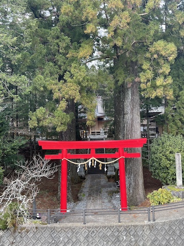 須山浅間神社の風景