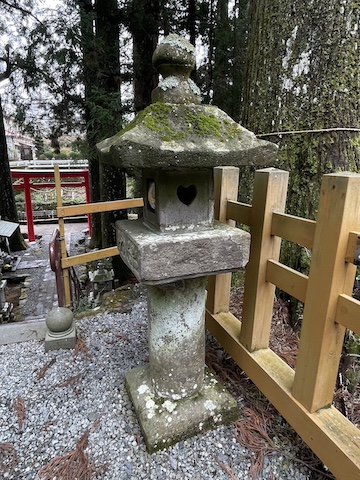 須山浅間神社の風景