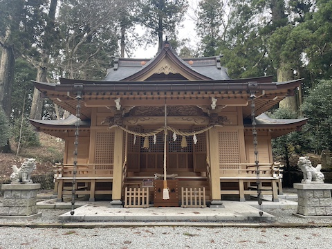 須山浅間神社の風景