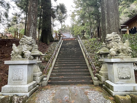 須山浅間神社の風景