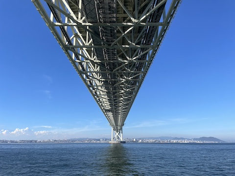 明石海峡大橋の風景