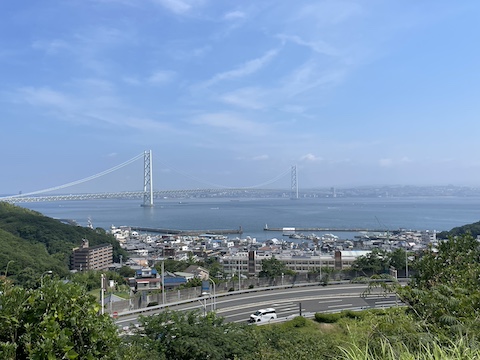 明石海峡大橋の風景
