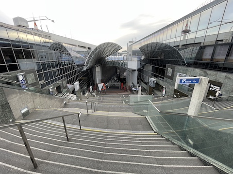 京都駅の風景
