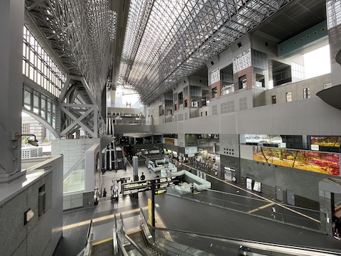 京都駅の風景