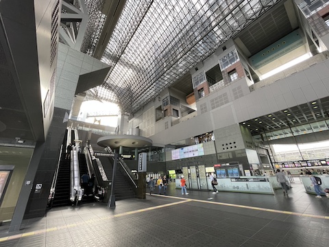京都駅の風景