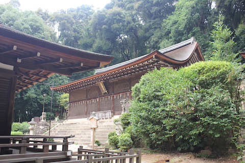 宇治上神社の風景