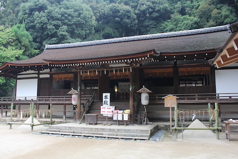 宇治上神社の風景