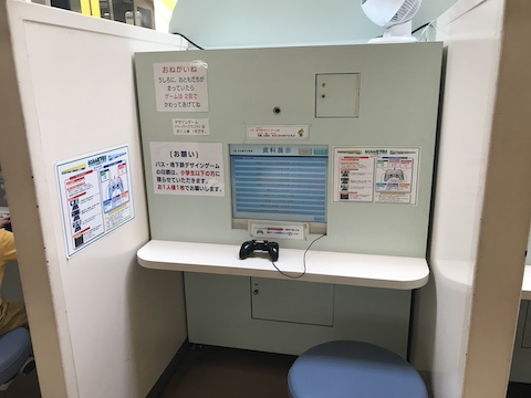 レトロでんしゃ館の風景