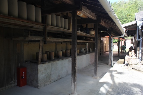 伊賀焼窯元長谷園の風景