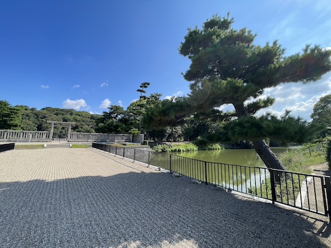 仁徳天皇陵古墳の風景