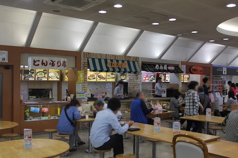 小谷サービスエリアの風景