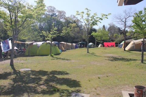 吉井竜天オートキャンプ場の風景