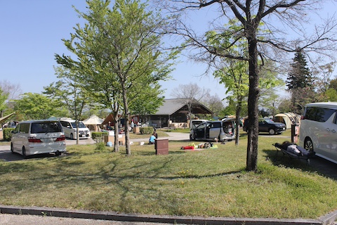 吉井竜天オートキャンプ場の風景