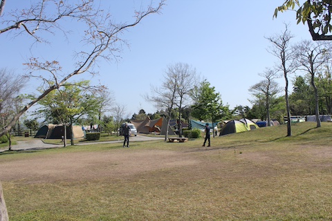 吉井竜天オートキャンプ場の風景