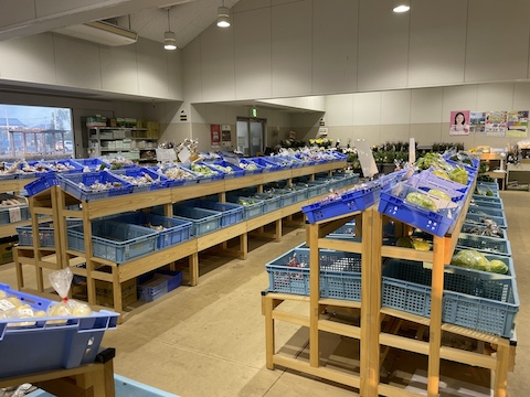 鏡野町物産館 夢広場の風景