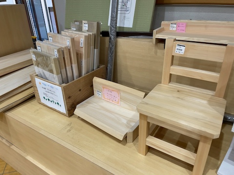 鏡野町物産館 夢広場の風景