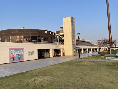 与島パーキングエリアの風景