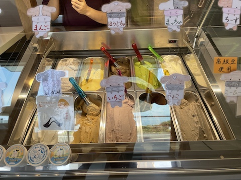 シーサイドファーム なんば牧場アイス屋さんの風景