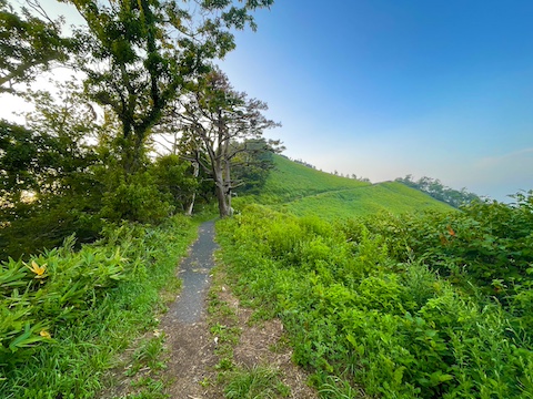 豪円山のろし台の風景