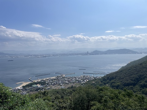 鷲ヶ峰展望台の風景