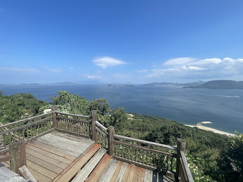 鷲ヶ峰展望台の風景