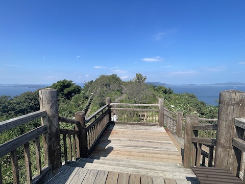 鷲ヶ峰展望台の風景
