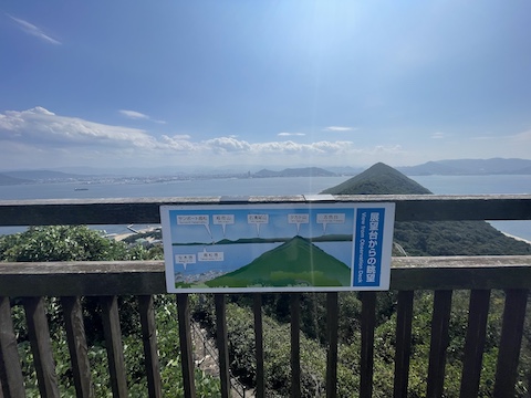 鷲ヶ峰展望台の風景