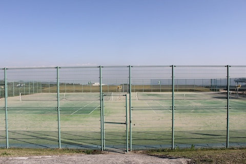 岡山市日応寺自然の森 スポーツ広場の風景
