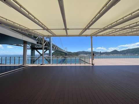 壇之浦パーキングエリアの風景