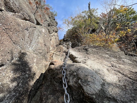 出釈迦寺の風景