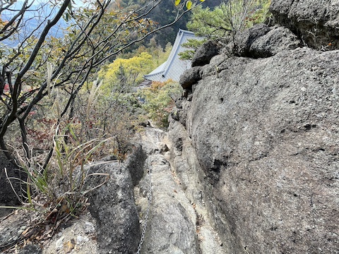 出釈迦寺の風景