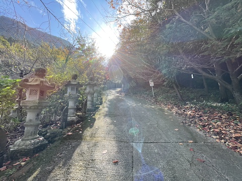 出釈迦寺の風景