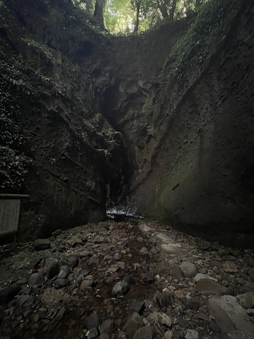 伊尾木洞の風景
