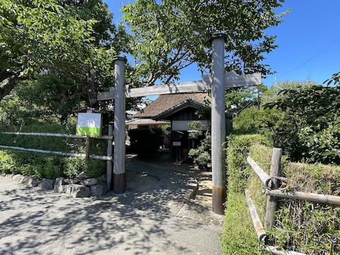 岩崎弥太郎生家の風景